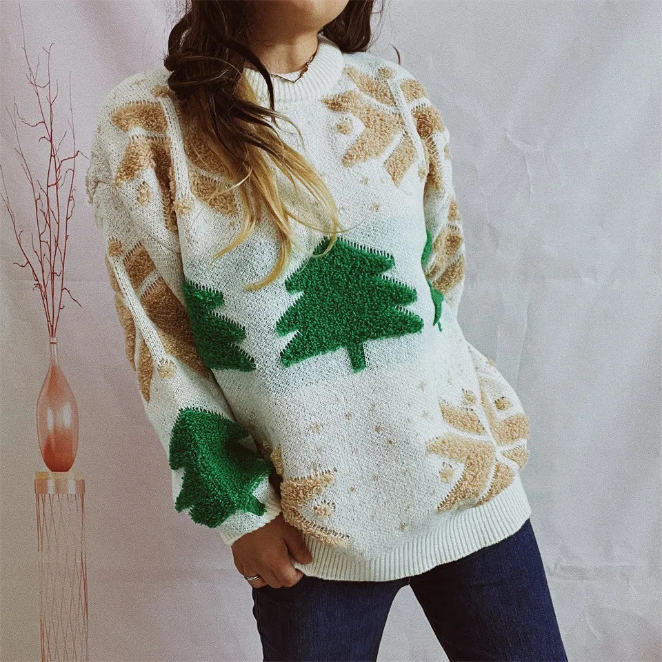 Christmas 🎄 Christmas Gifts 🎄 Long Sleeve Christmas Tree Sweater