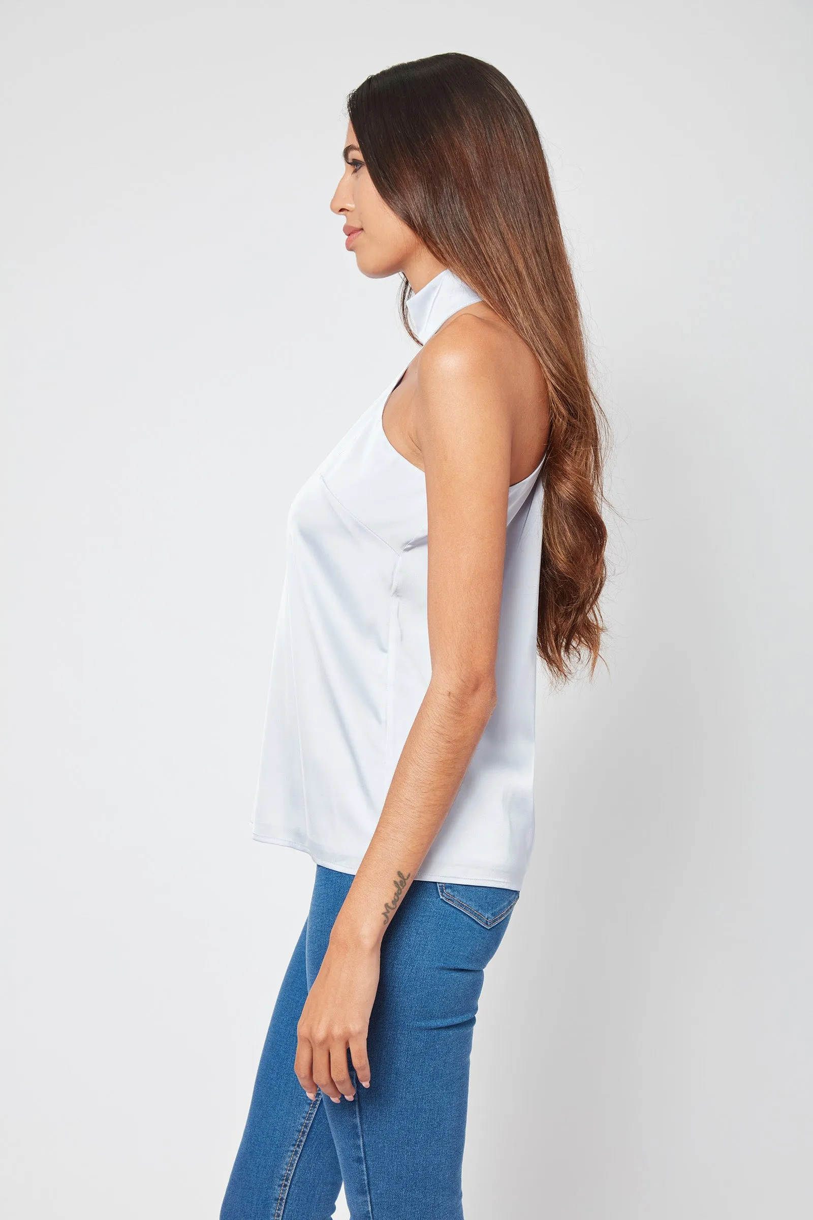 Flirty Focus Halter Blouse