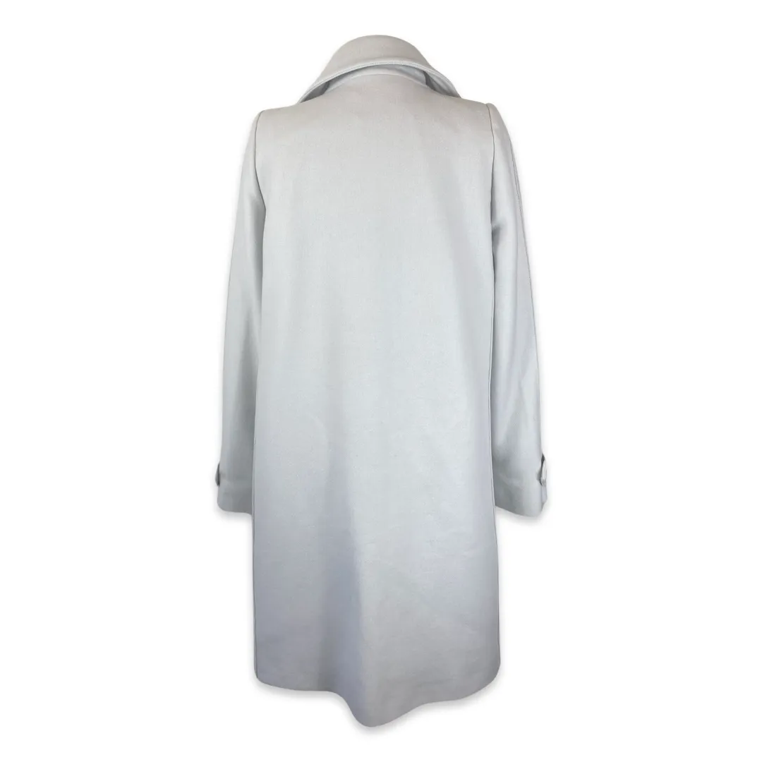 Maison Margiela cream wool & angora blend coat size UK14/US10