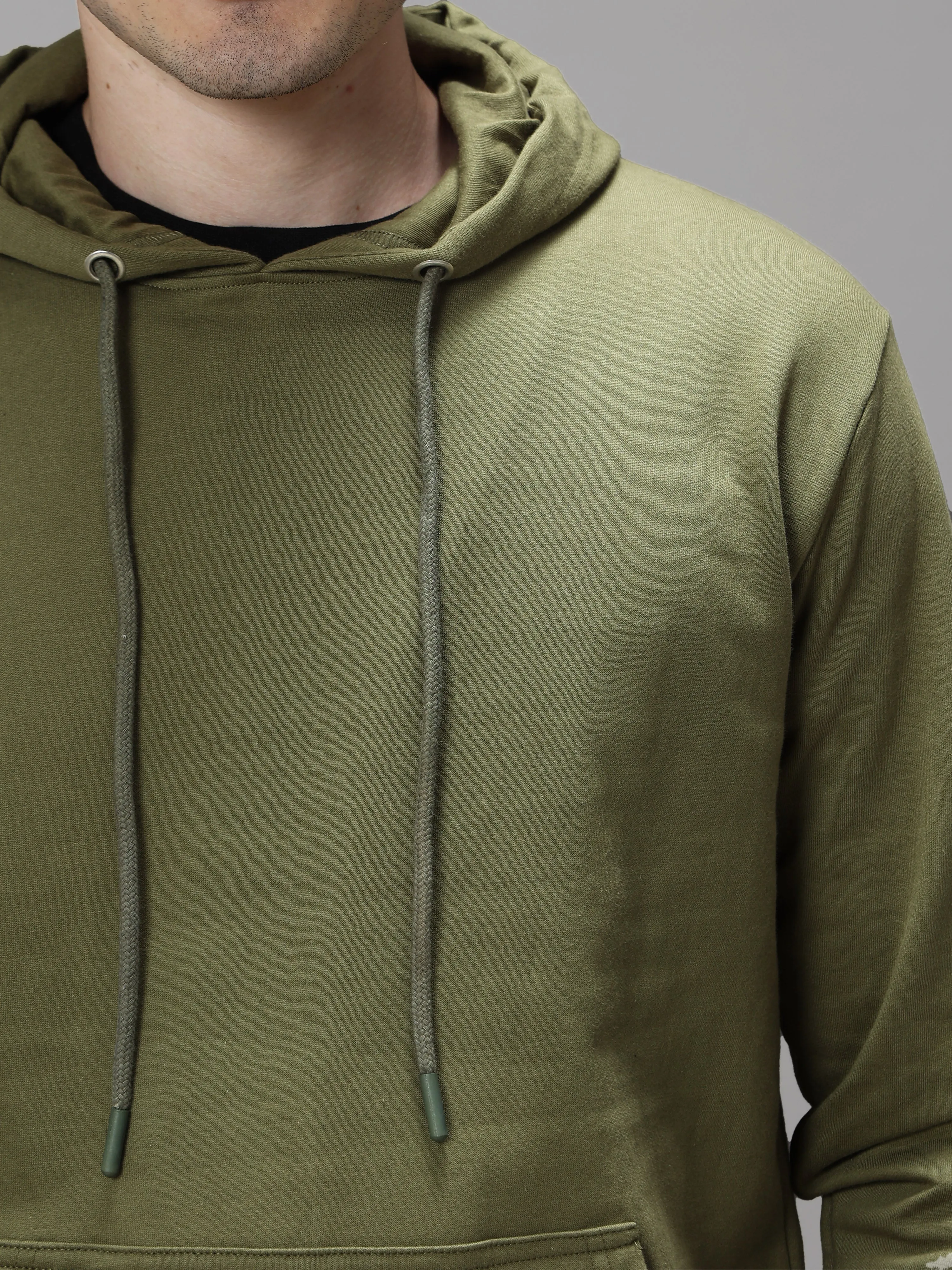 The Greenage Olive Green Hoodie